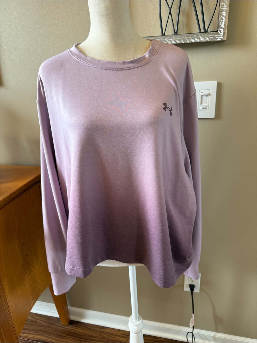 Under Armour Purple Ombre Crew Sweatshirt